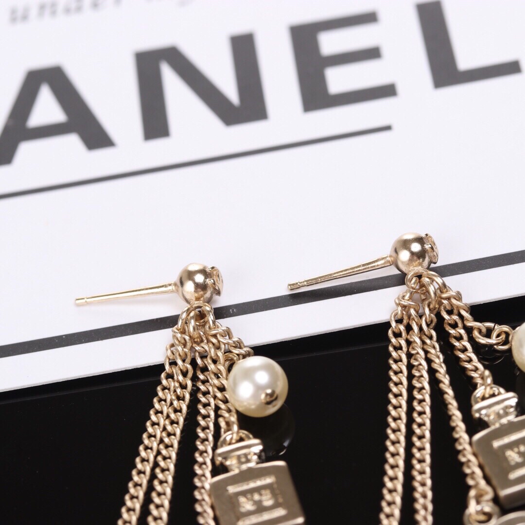 Chanel Earrings Silver