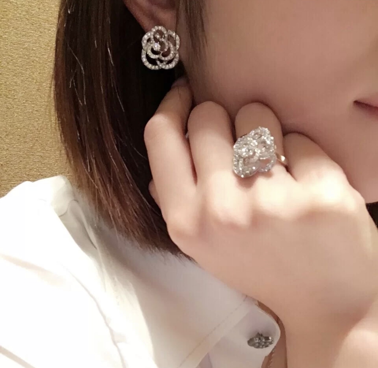 Chanel Earrings Diamond
