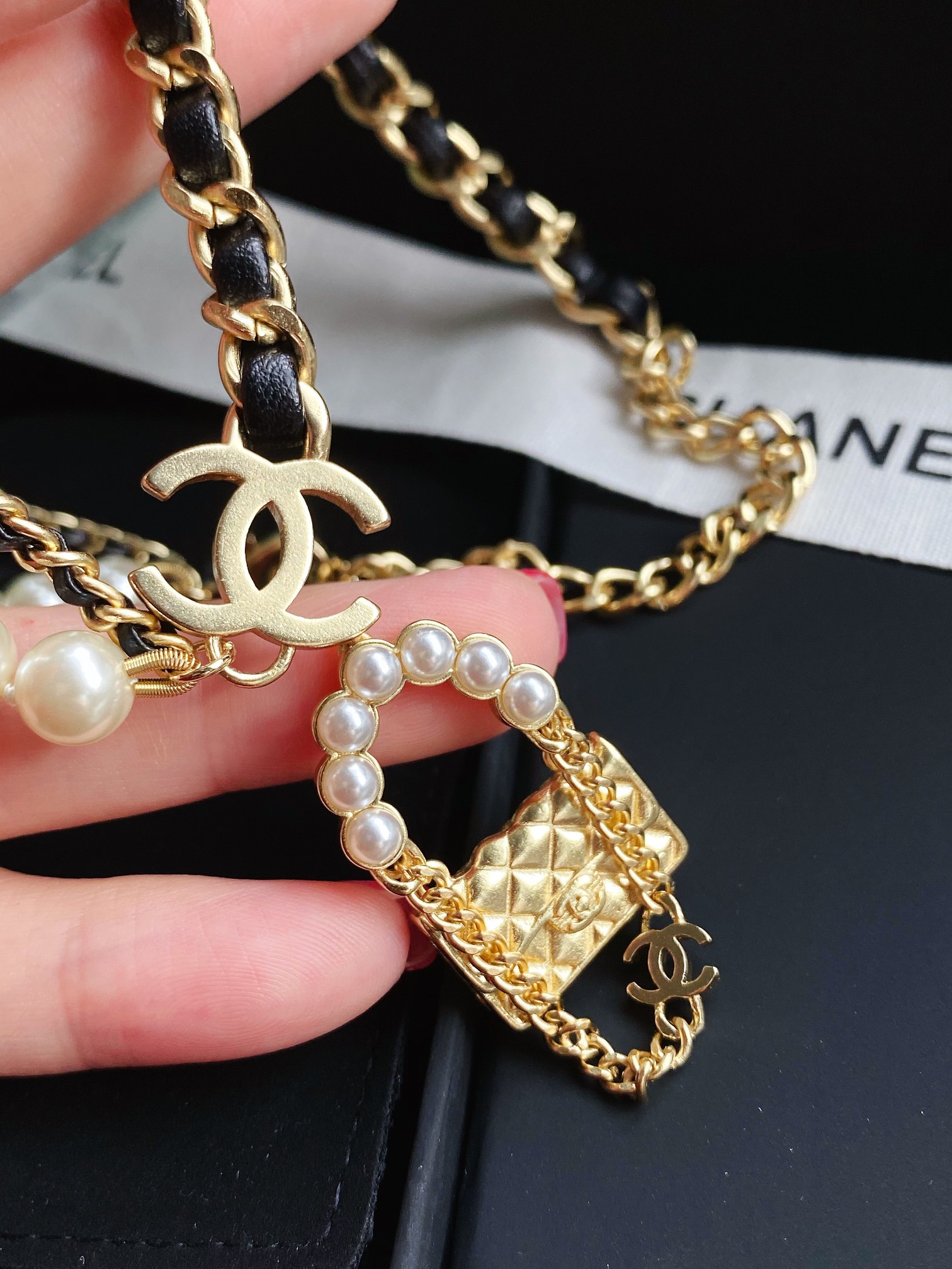 Chanel Necklace Pearl