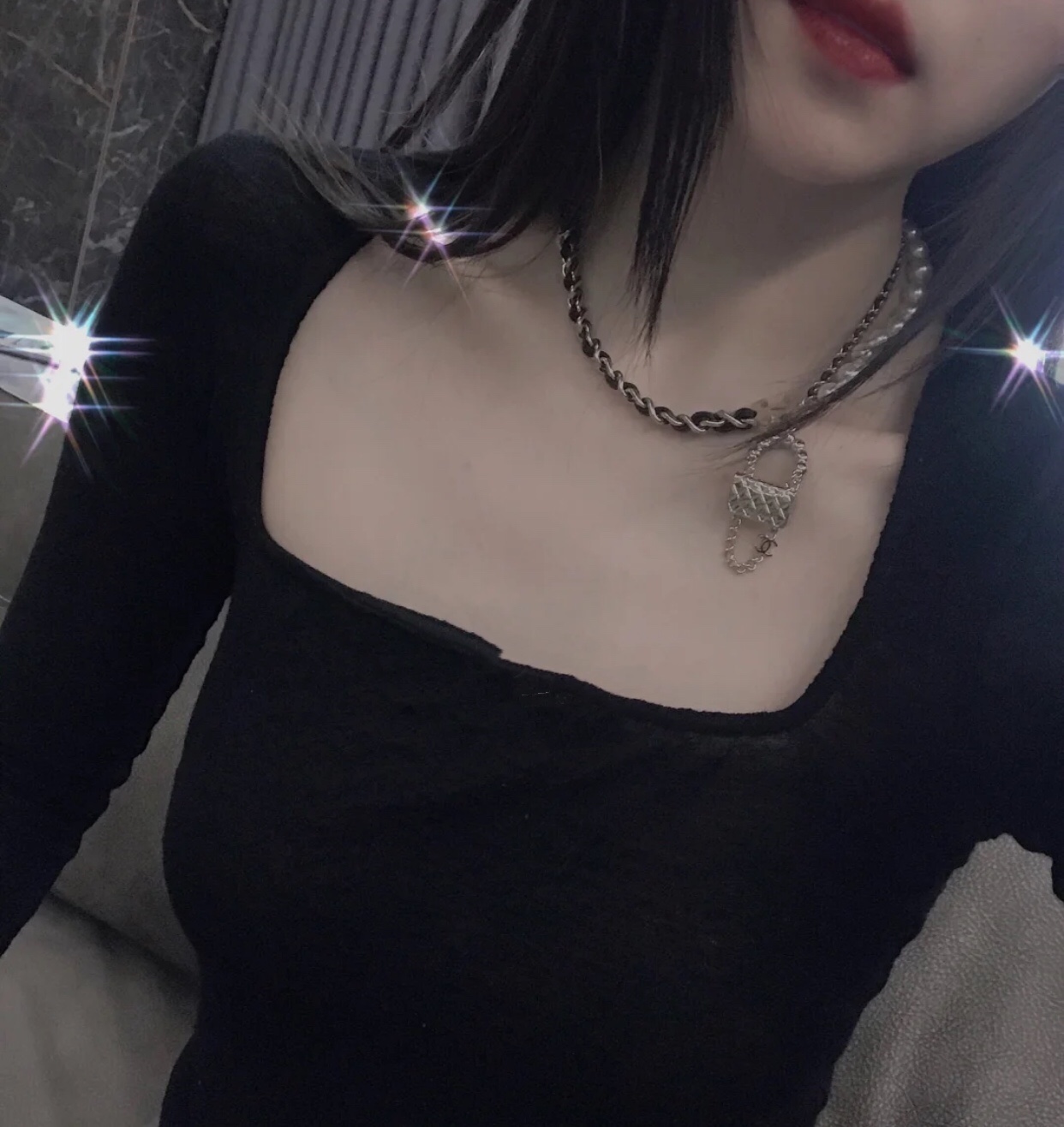 Chanel Necklace Pearl