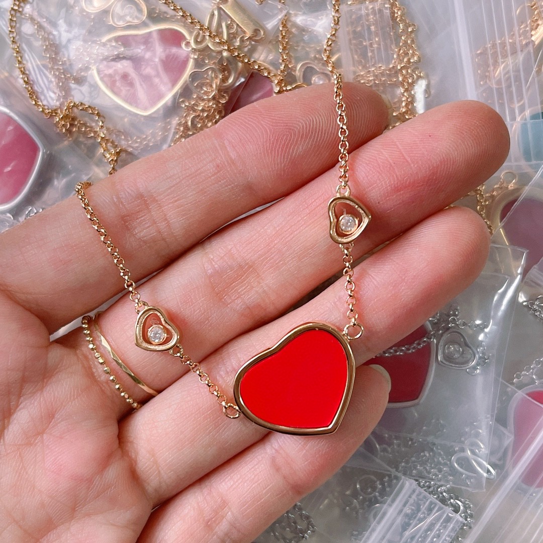 Chanel Necklace Diamond Rose Gold L