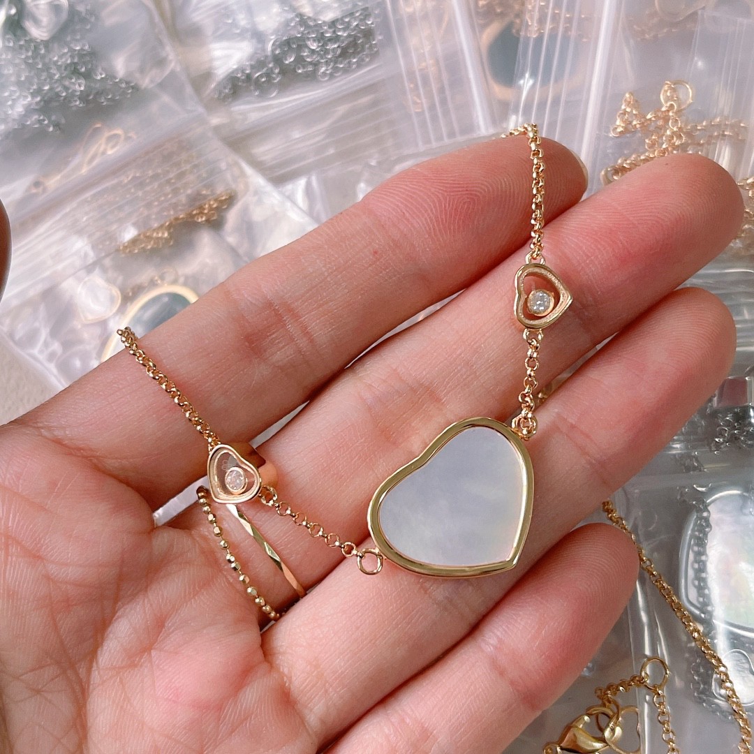 Chanel Necklace Diamond Rose Gold L