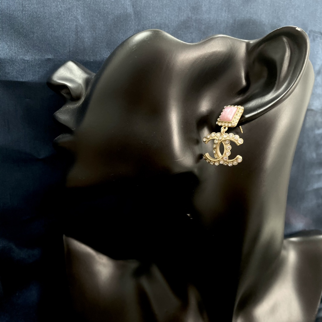 Chanel Earrings Pink