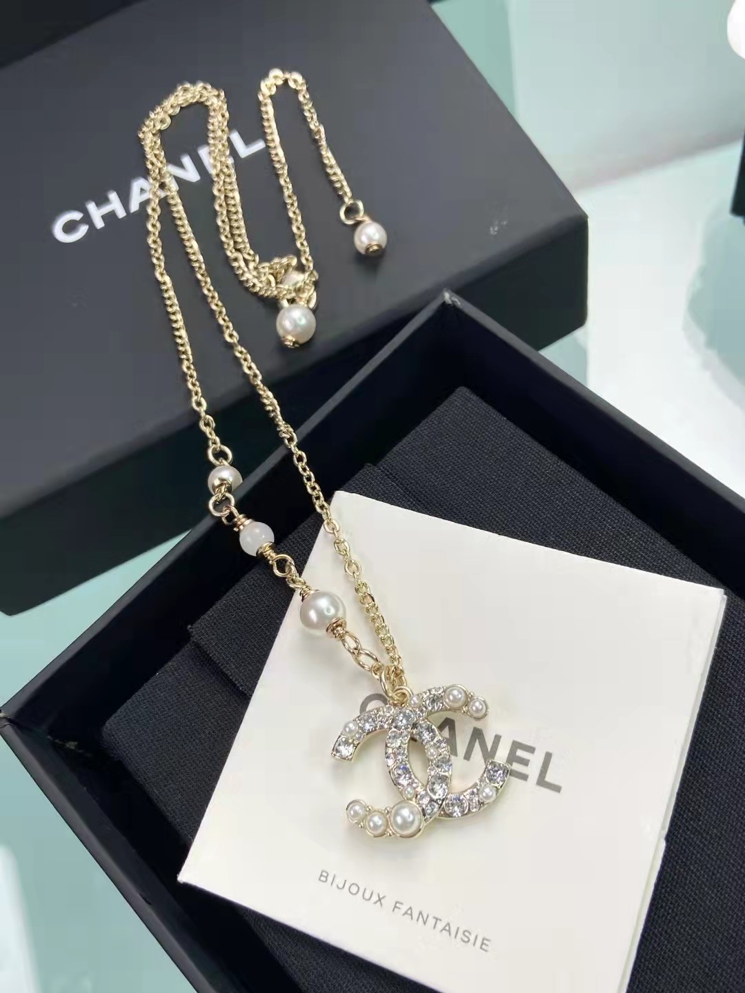 Chanel Necklace Pearl