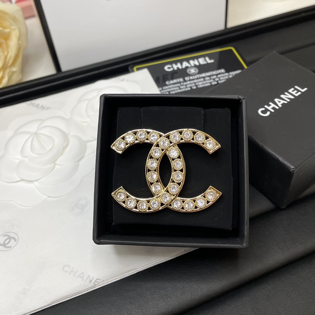 Chanel Brooch Silver