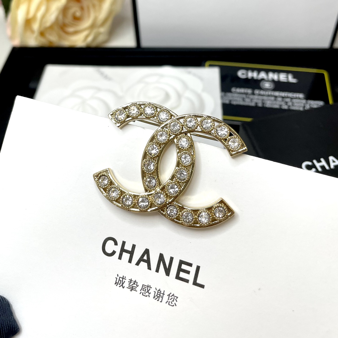 Chanel Brooch Silver