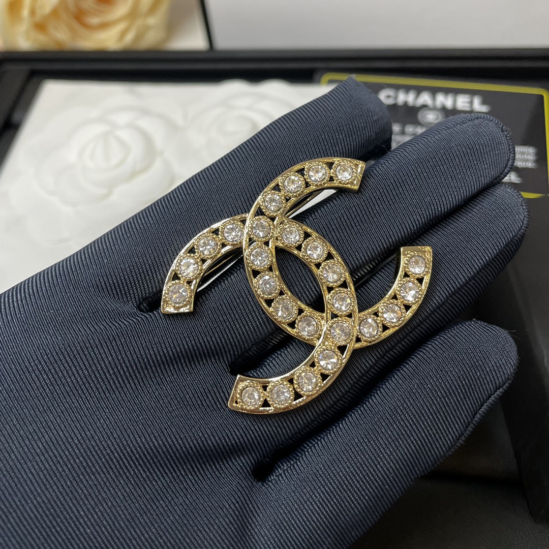 Chanel Brooch Silver