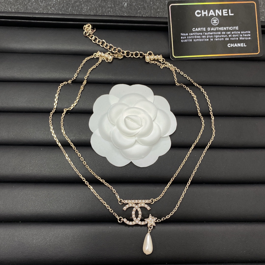 Chanel Necklace Pearl