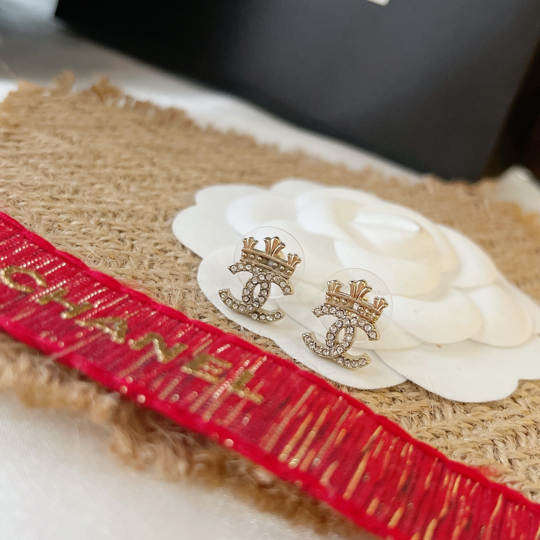 Chanel Earrings Silver L