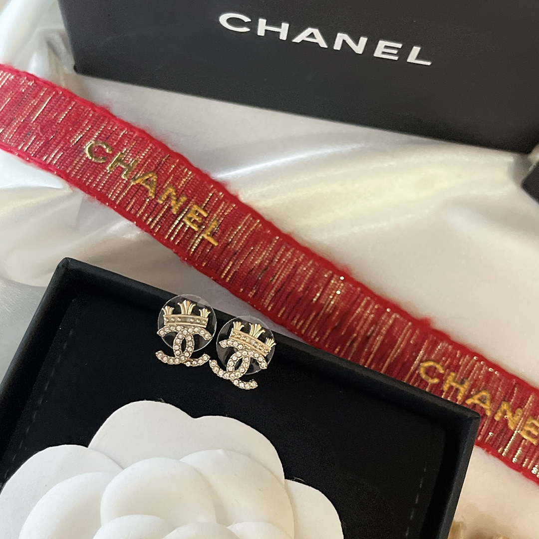 Chanel Earrings Silver L