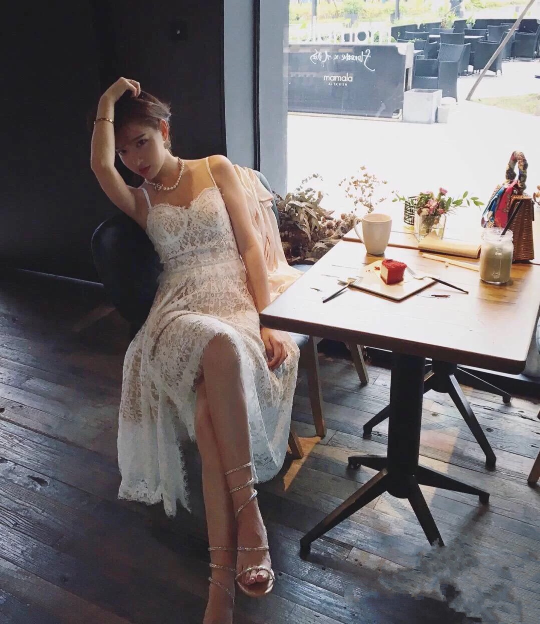 Chanel Necklace Pearl L