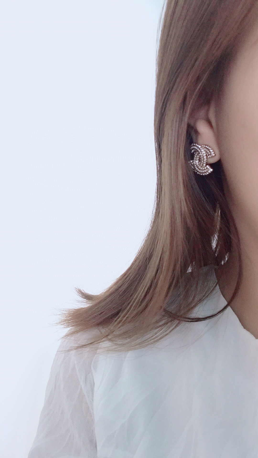 Chanel Earrings Pearl