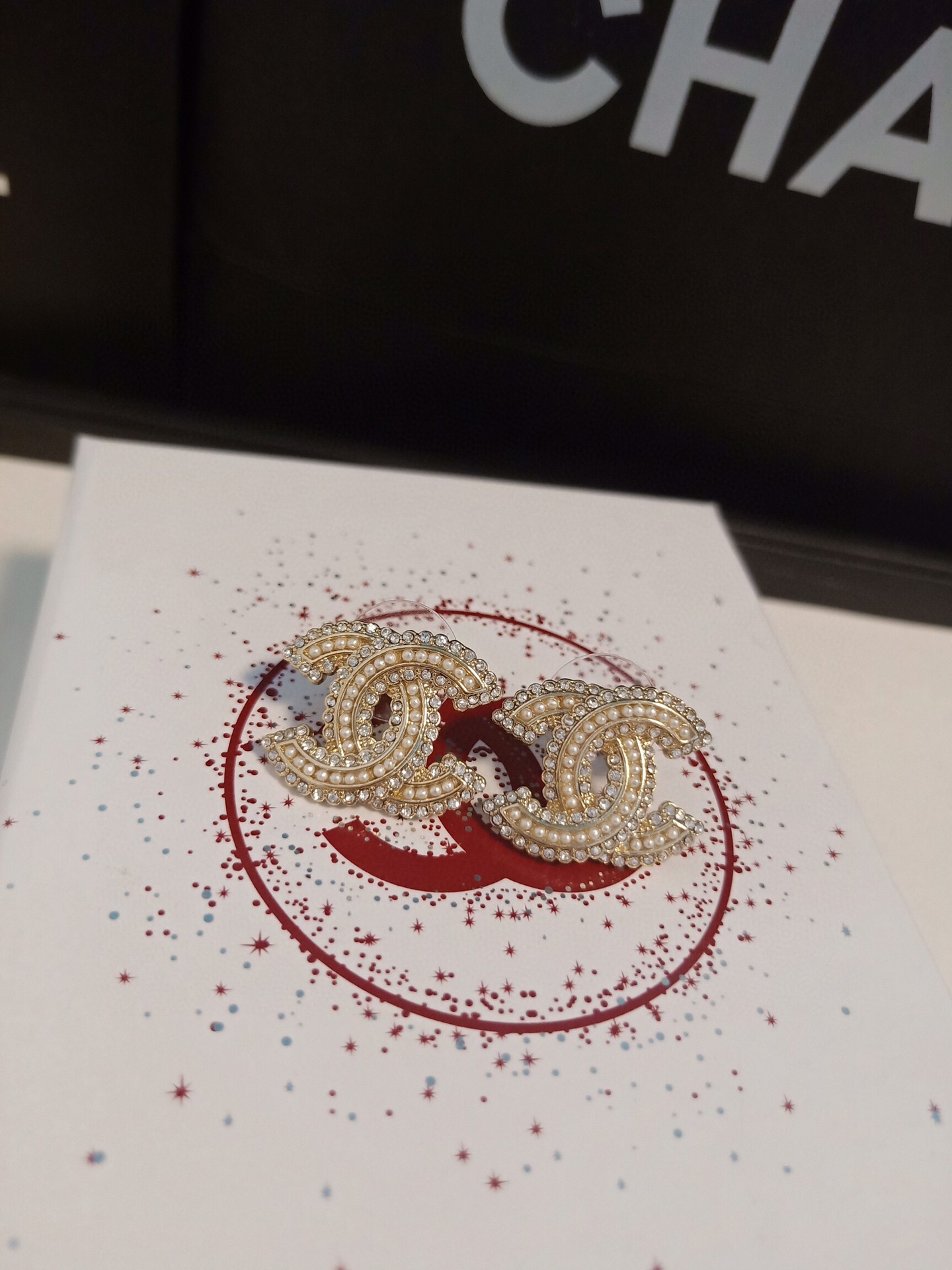 Chanel Earrings Pearl