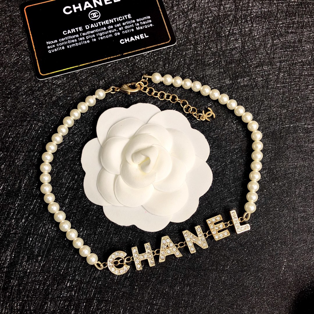 Chanel Necklace Pearl