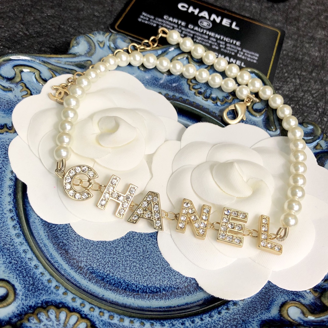 Chanel Necklace Pearl
