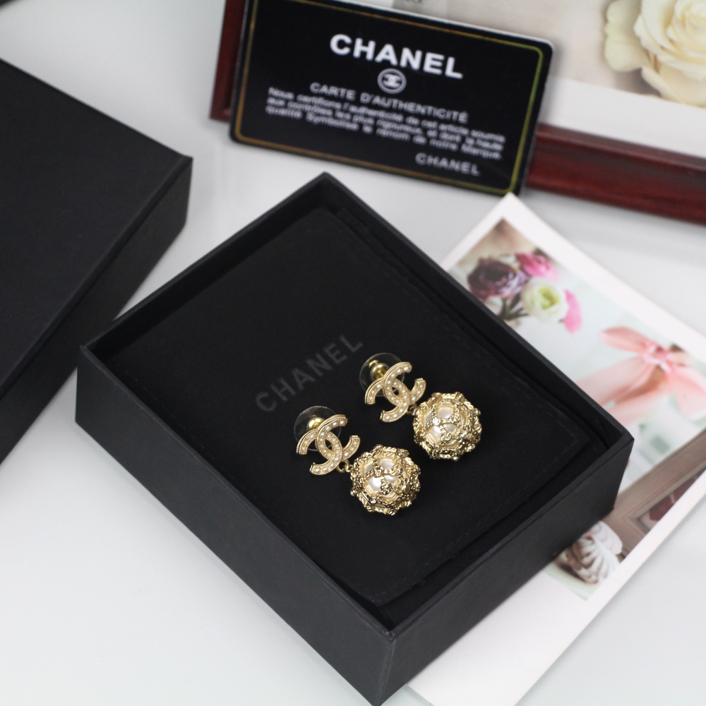 Chanel Earrings Silver