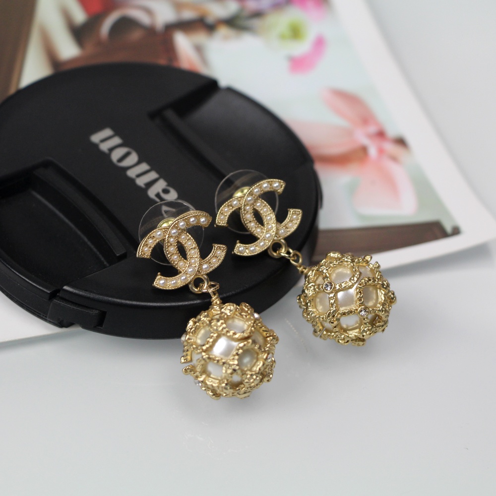 Chanel Earrings Silver