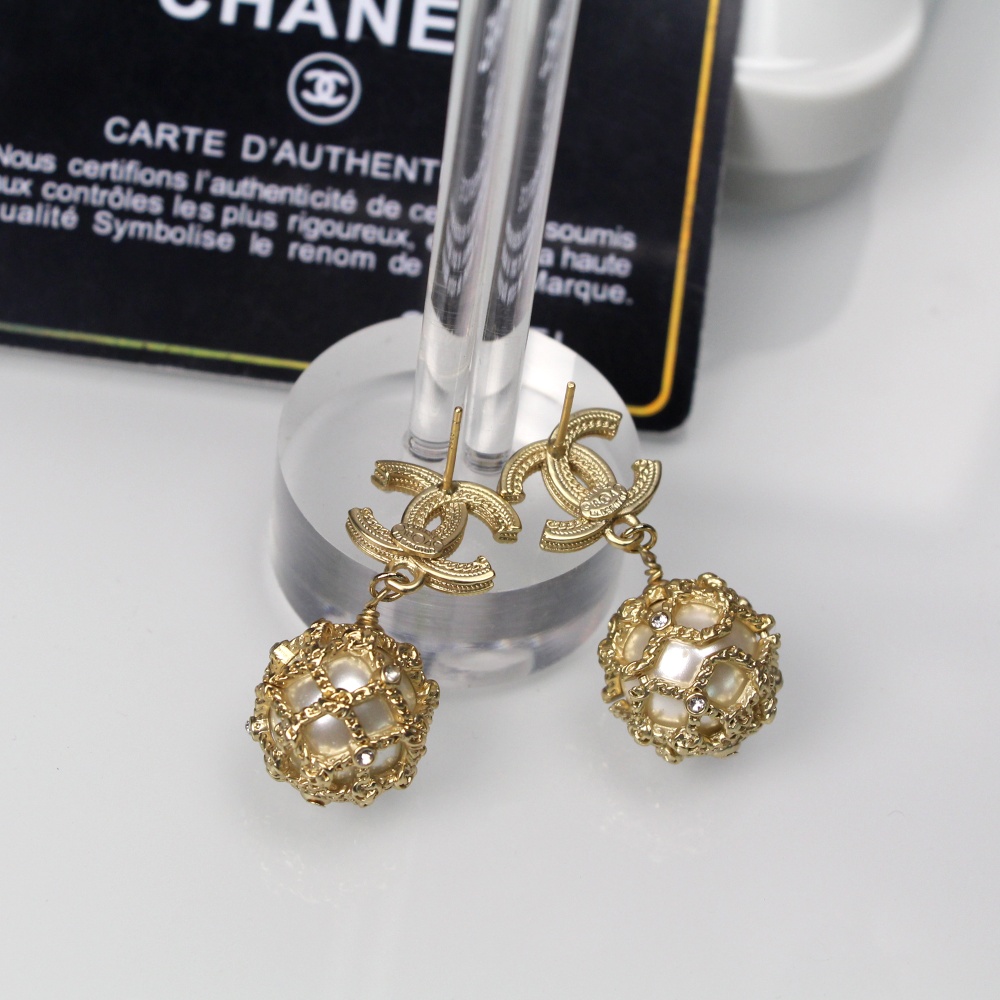 Chanel Earrings Silver
