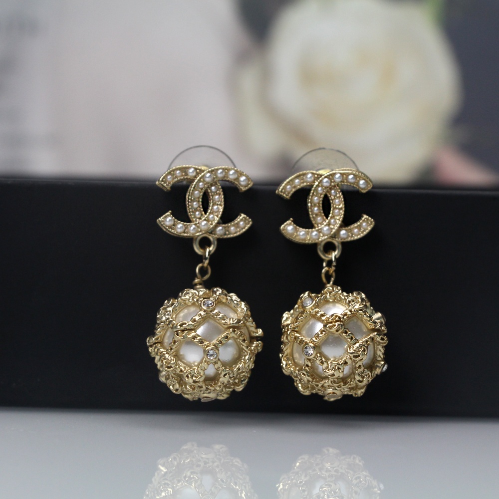 Chanel Earrings Silver