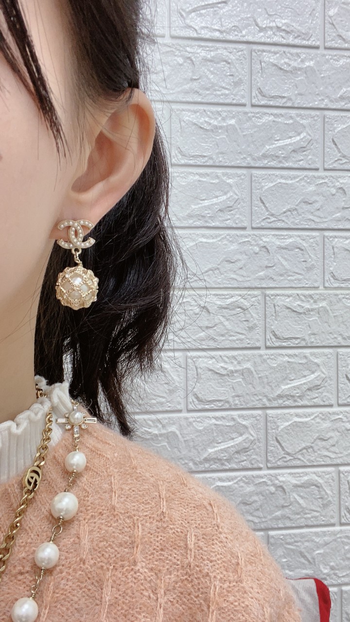 Chanel Earrings Silver