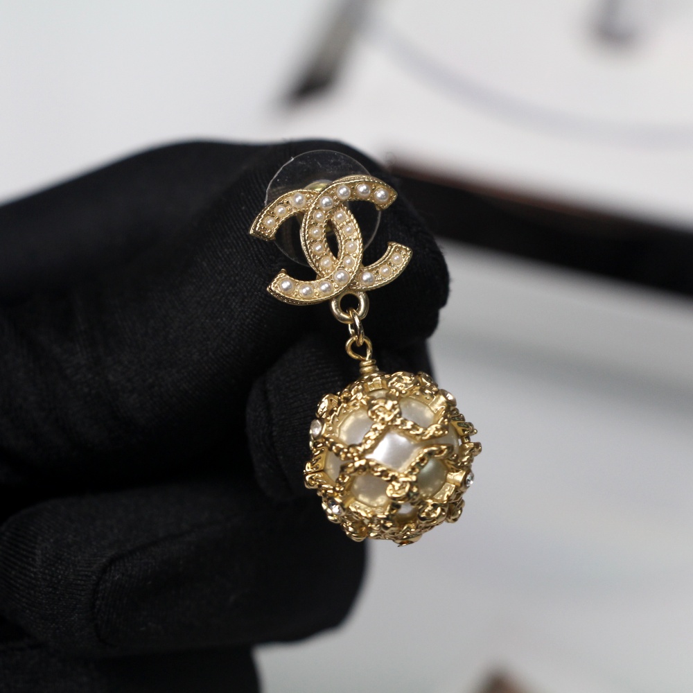 Chanel Earrings Silver