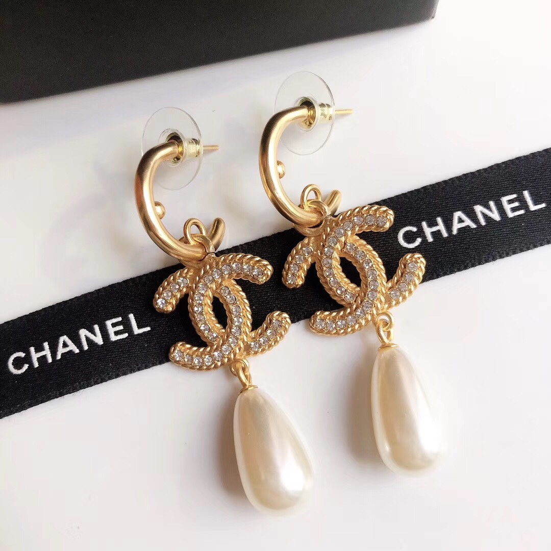 Chanel Earrings Silver