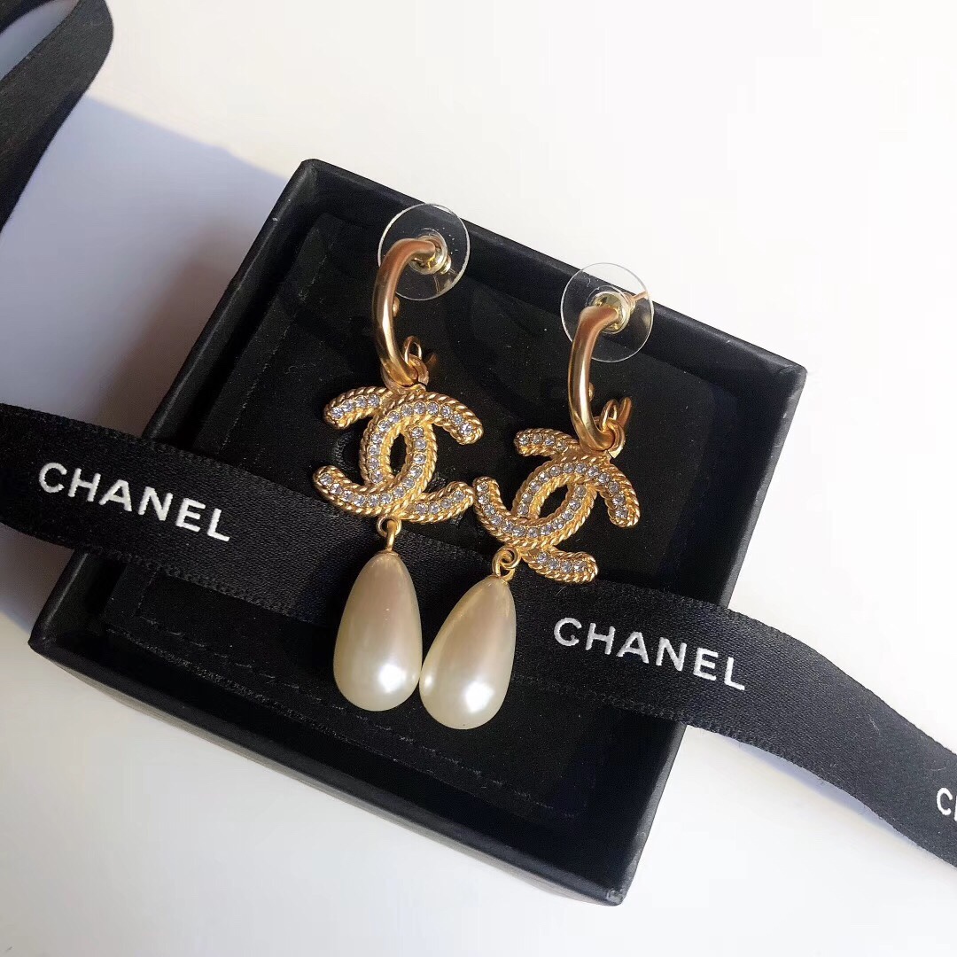 Chanel Earrings Silver