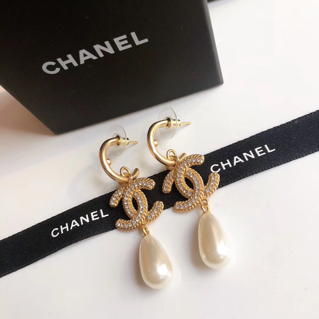 Chanel Earrings Silver