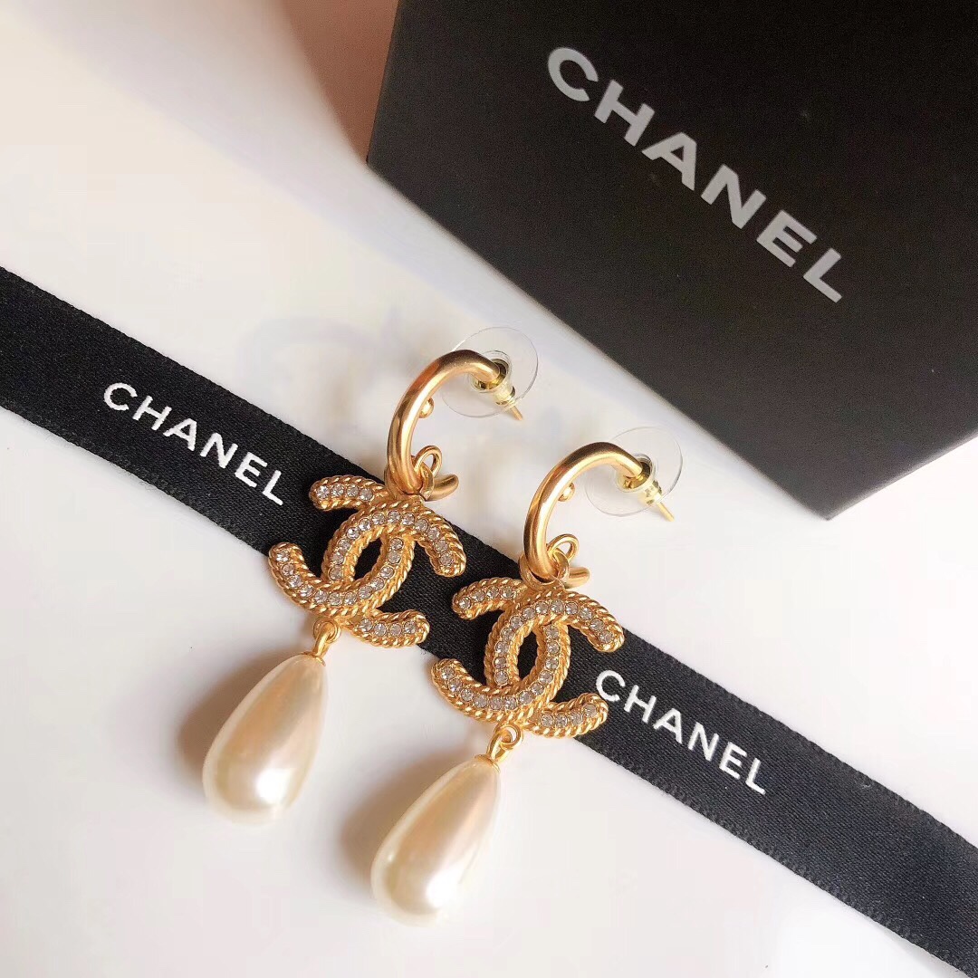 Chanel Earrings Silver