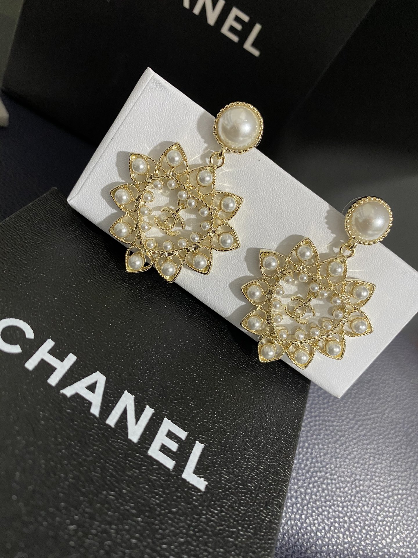 Chanel Earrings Silver