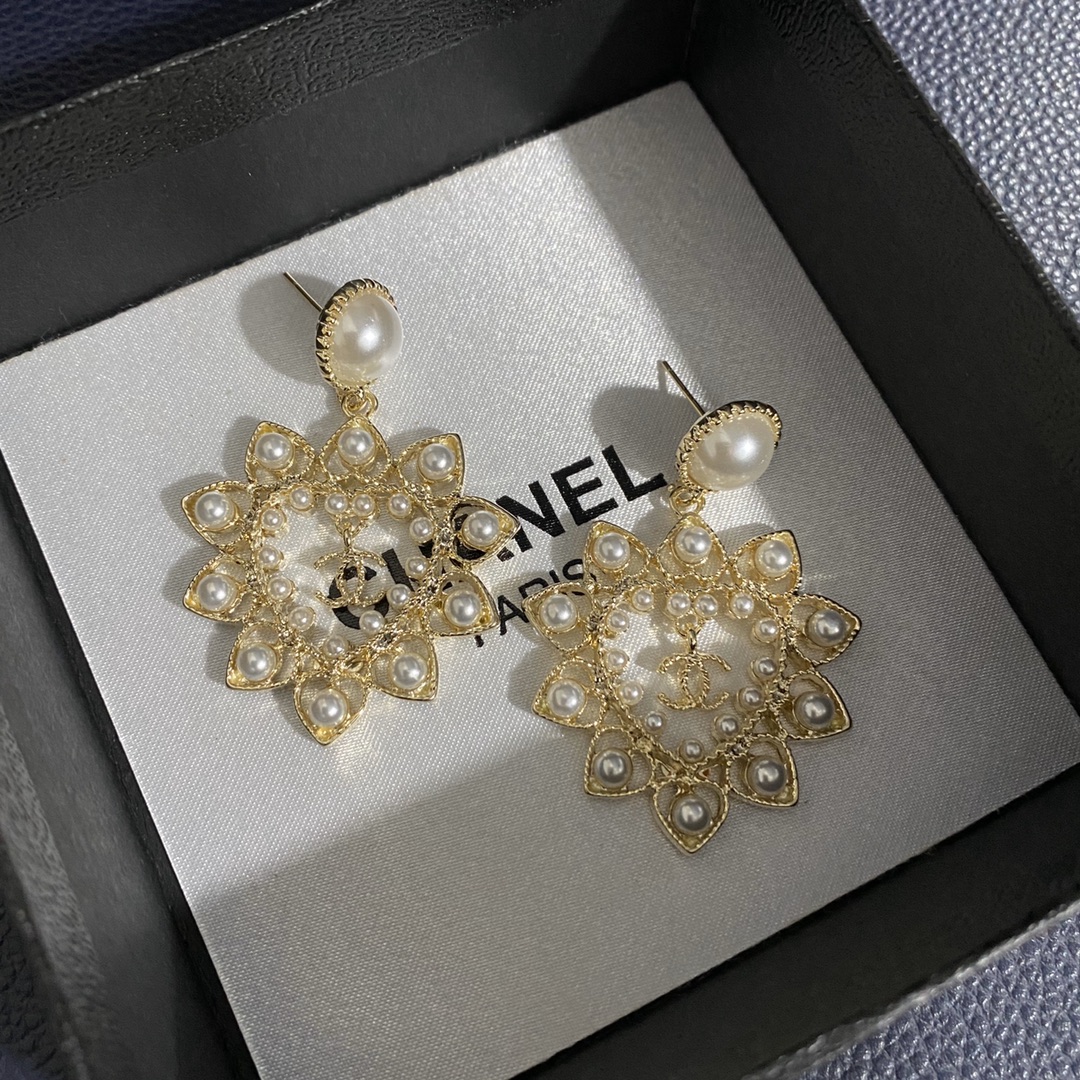 Chanel Earrings Silver