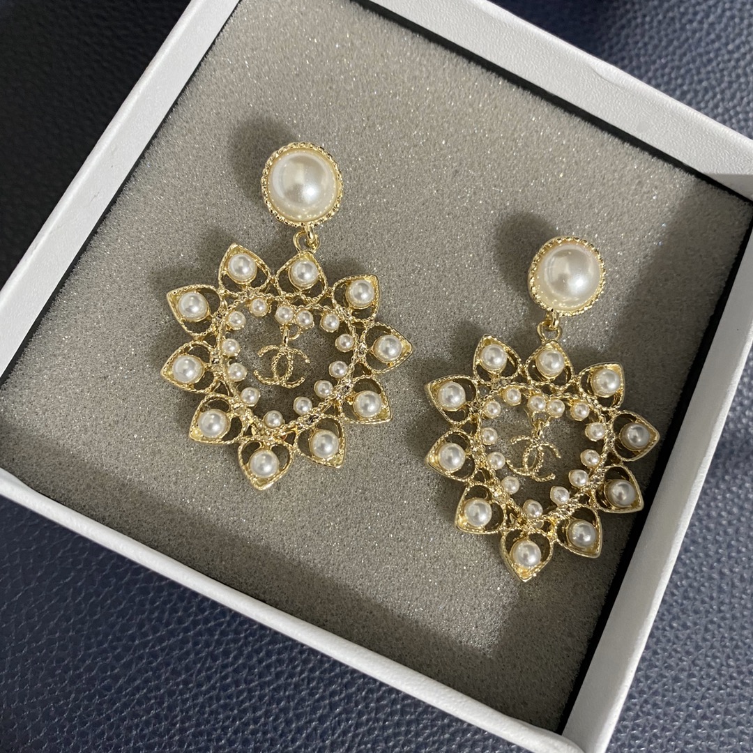 Chanel Earrings Silver