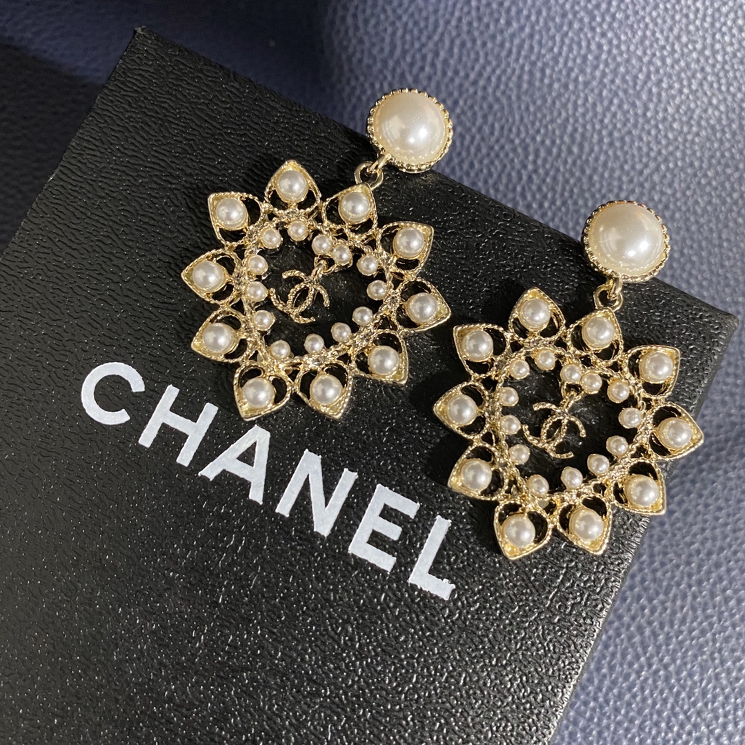 Chanel Earrings Silver