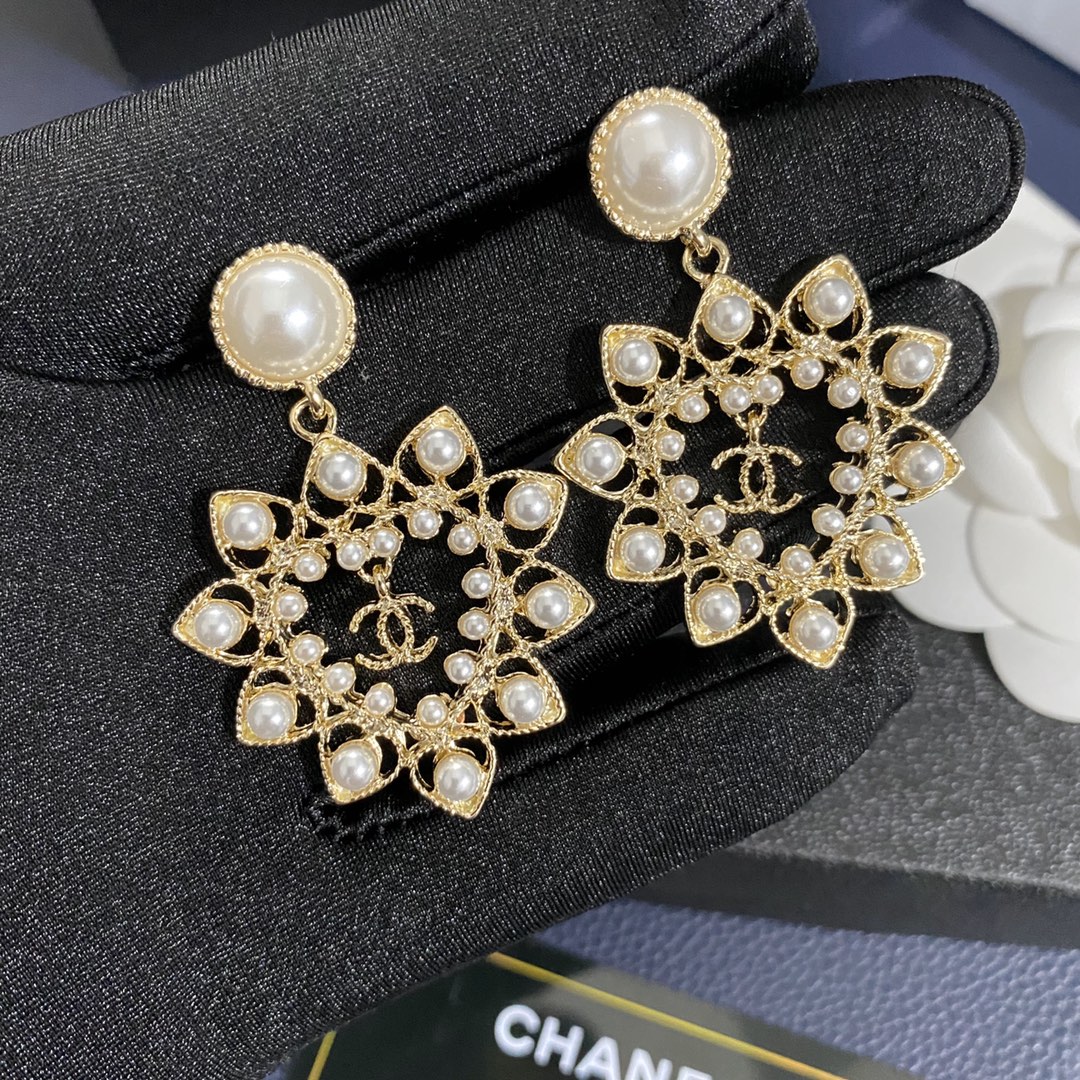 Chanel Earrings Silver