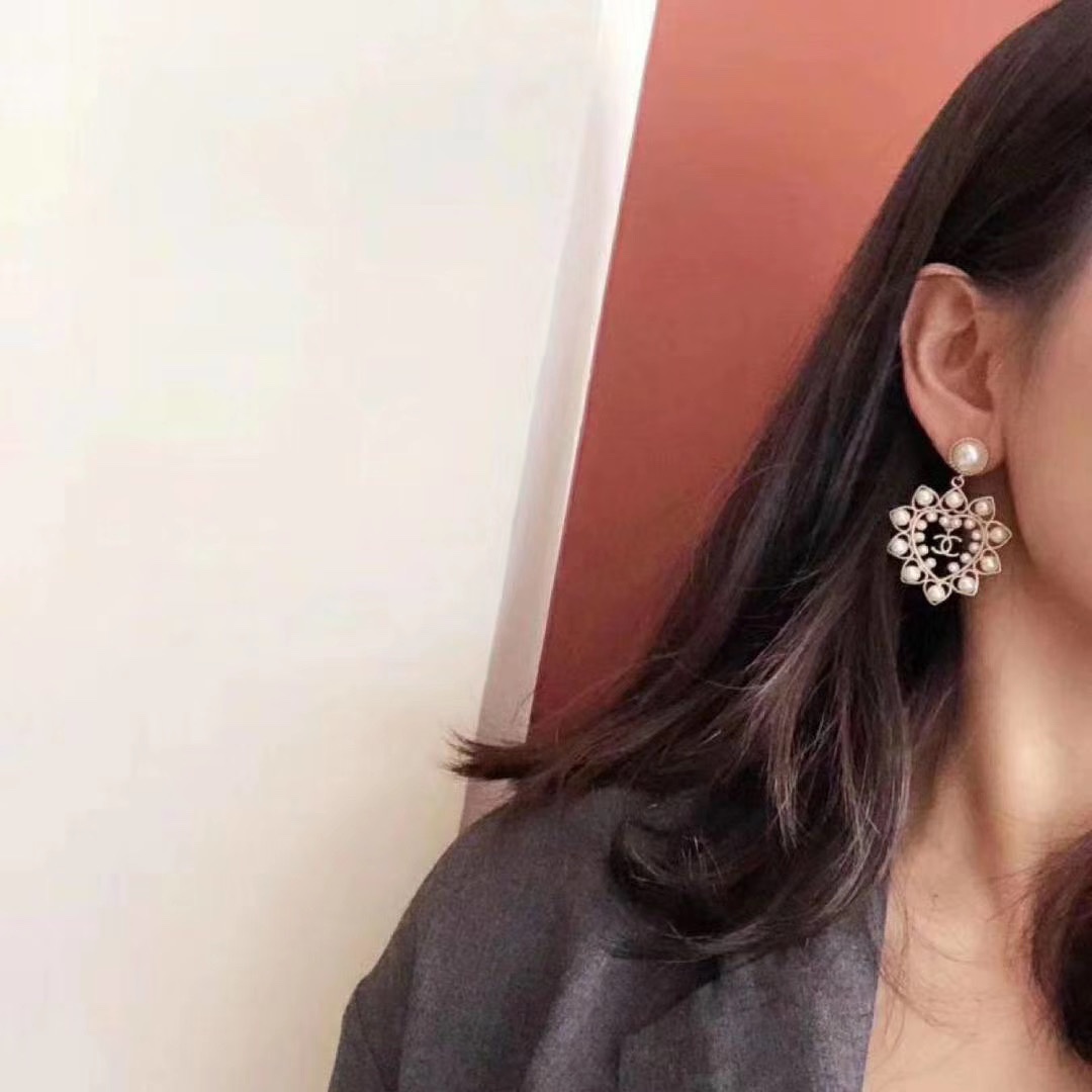 Chanel Earrings Silver