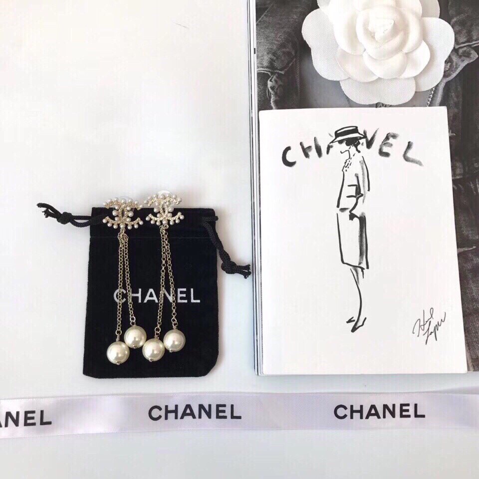 Chanel Earrings Silver