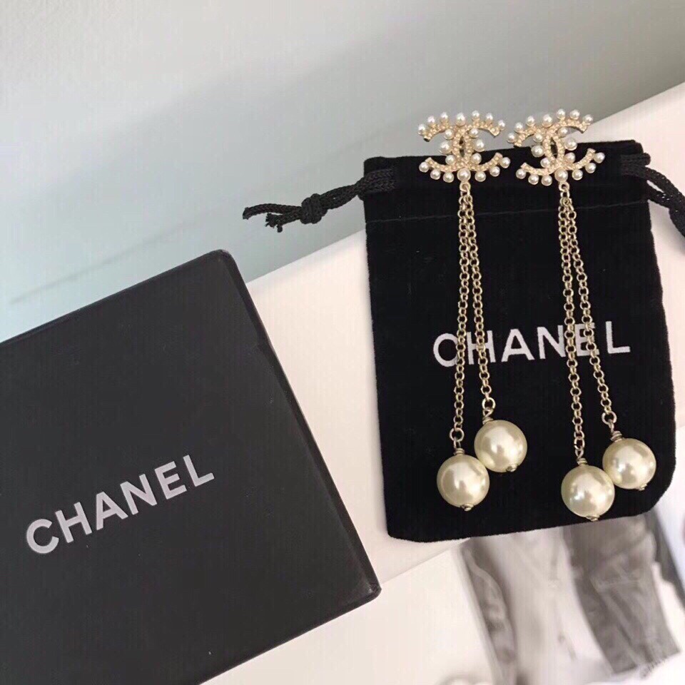 Chanel Earrings Silver