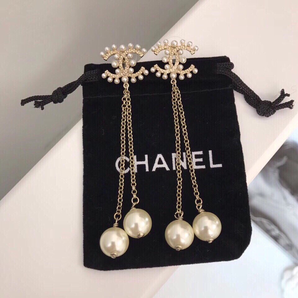 Chanel Earrings Silver