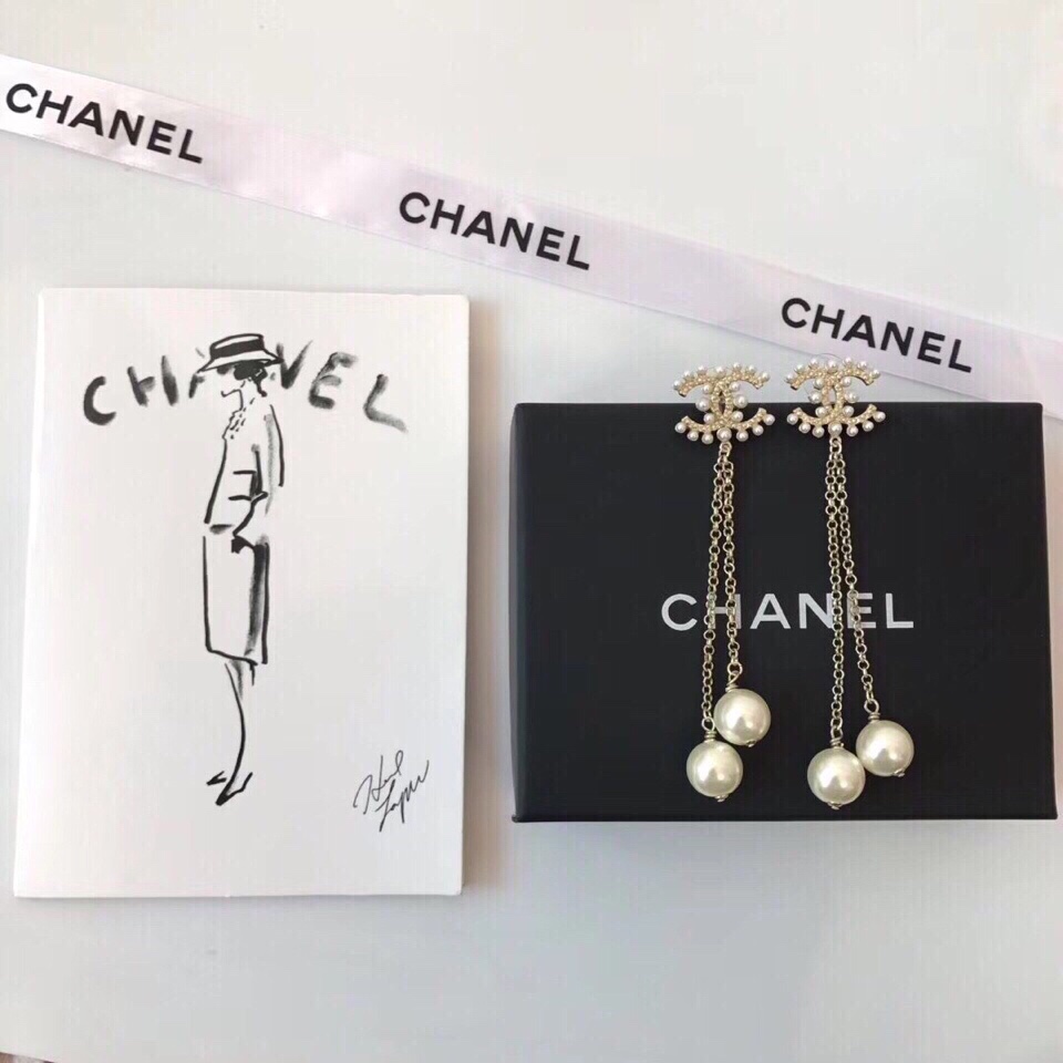 Chanel Earrings Silver