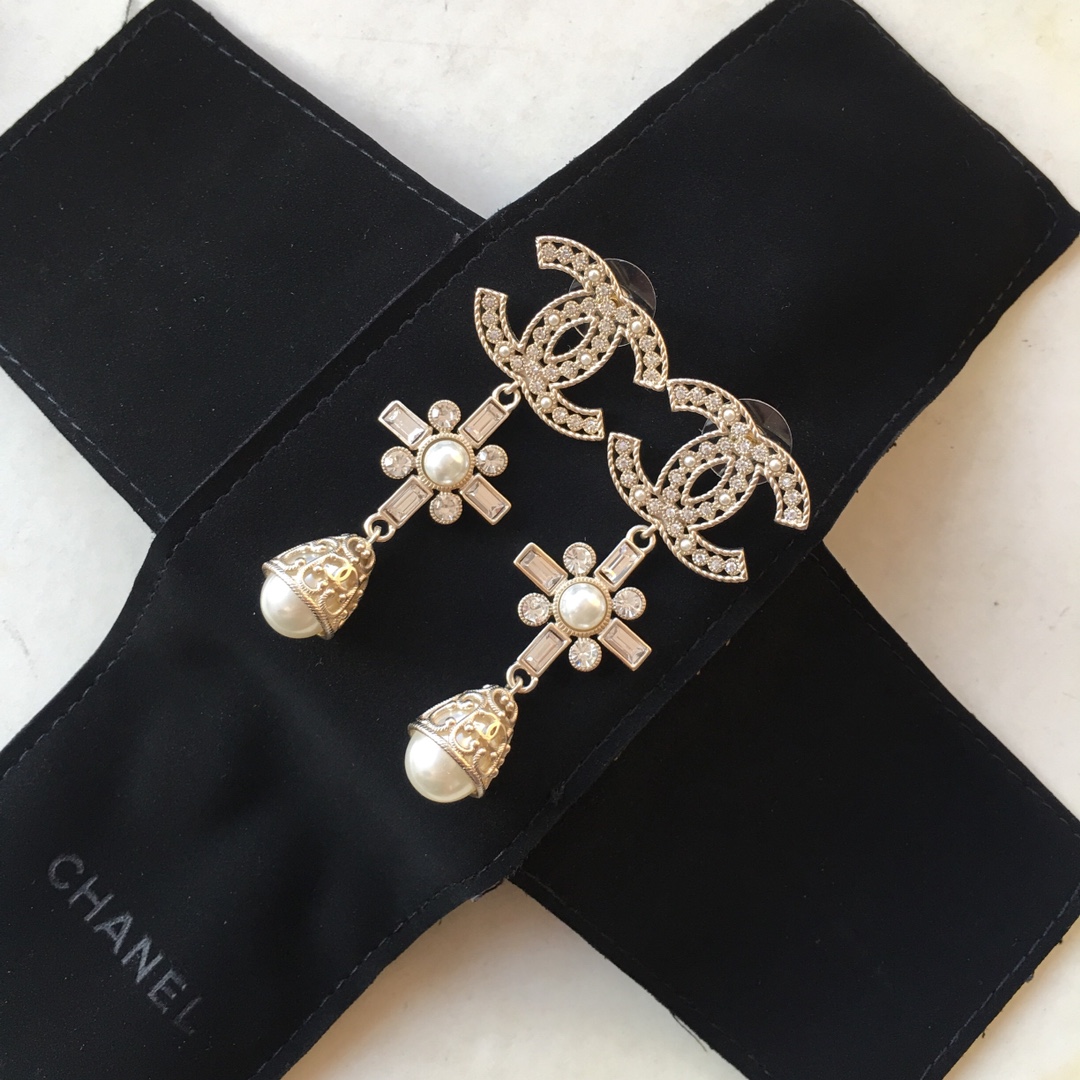 Chanel Earrings Silver