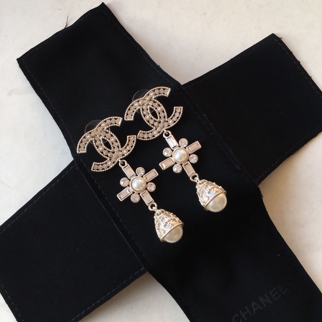 Chanel Earrings Silver