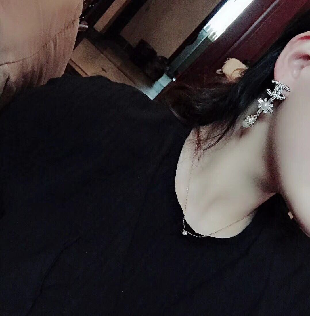 Chanel Earrings Silver