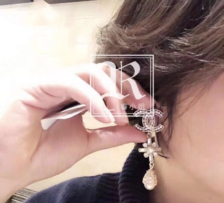 Chanel Earrings Silver