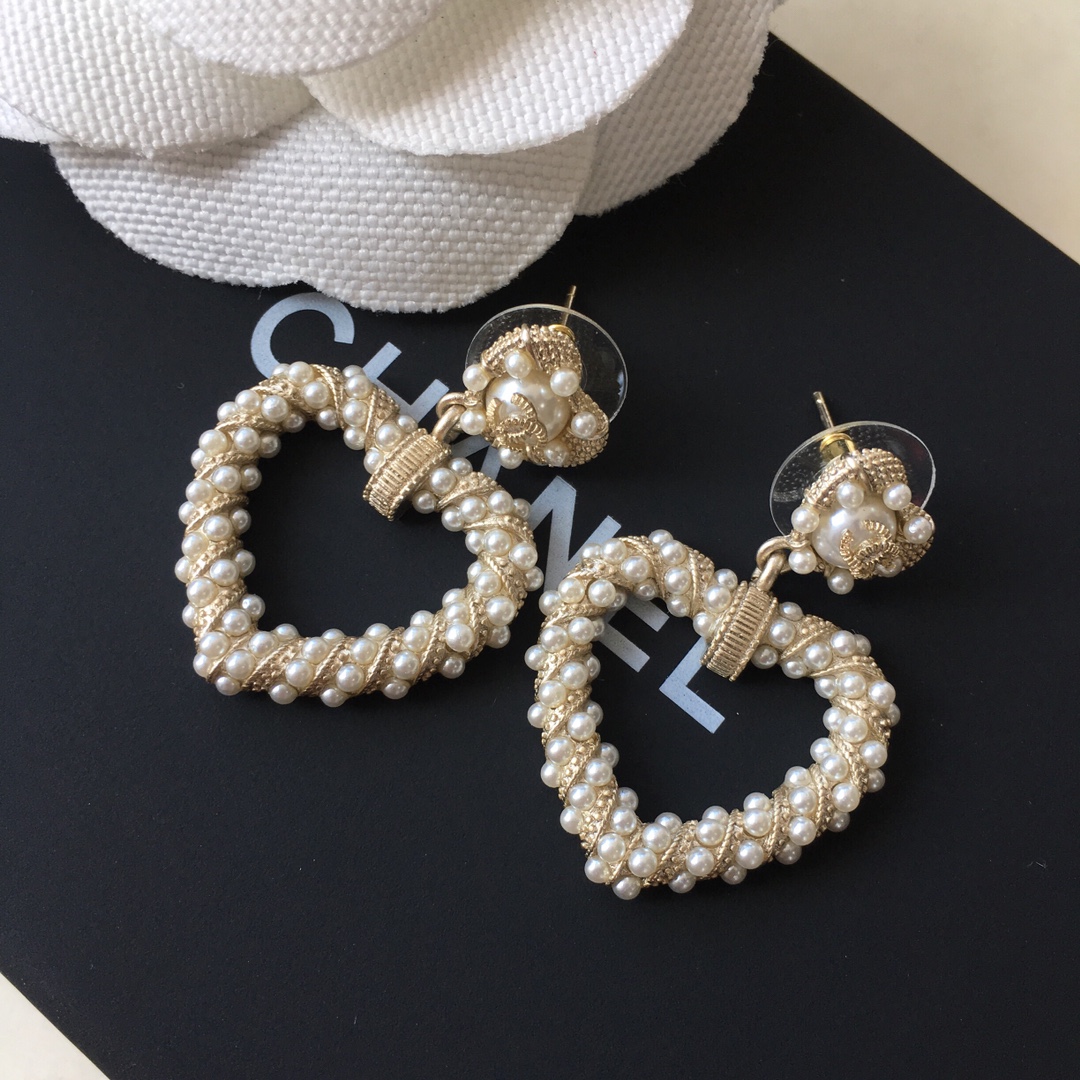 Chanel Earrings Silver