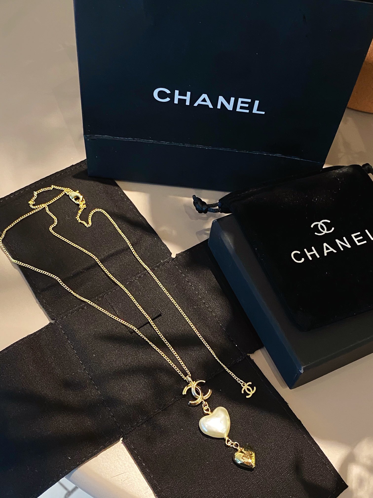 Chanel Necklace Gold