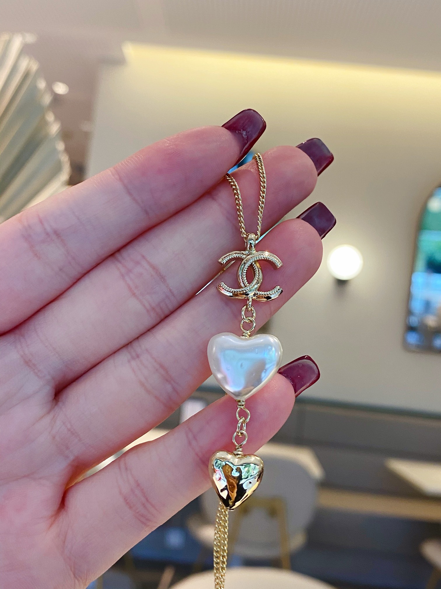 Chanel Necklace Gold