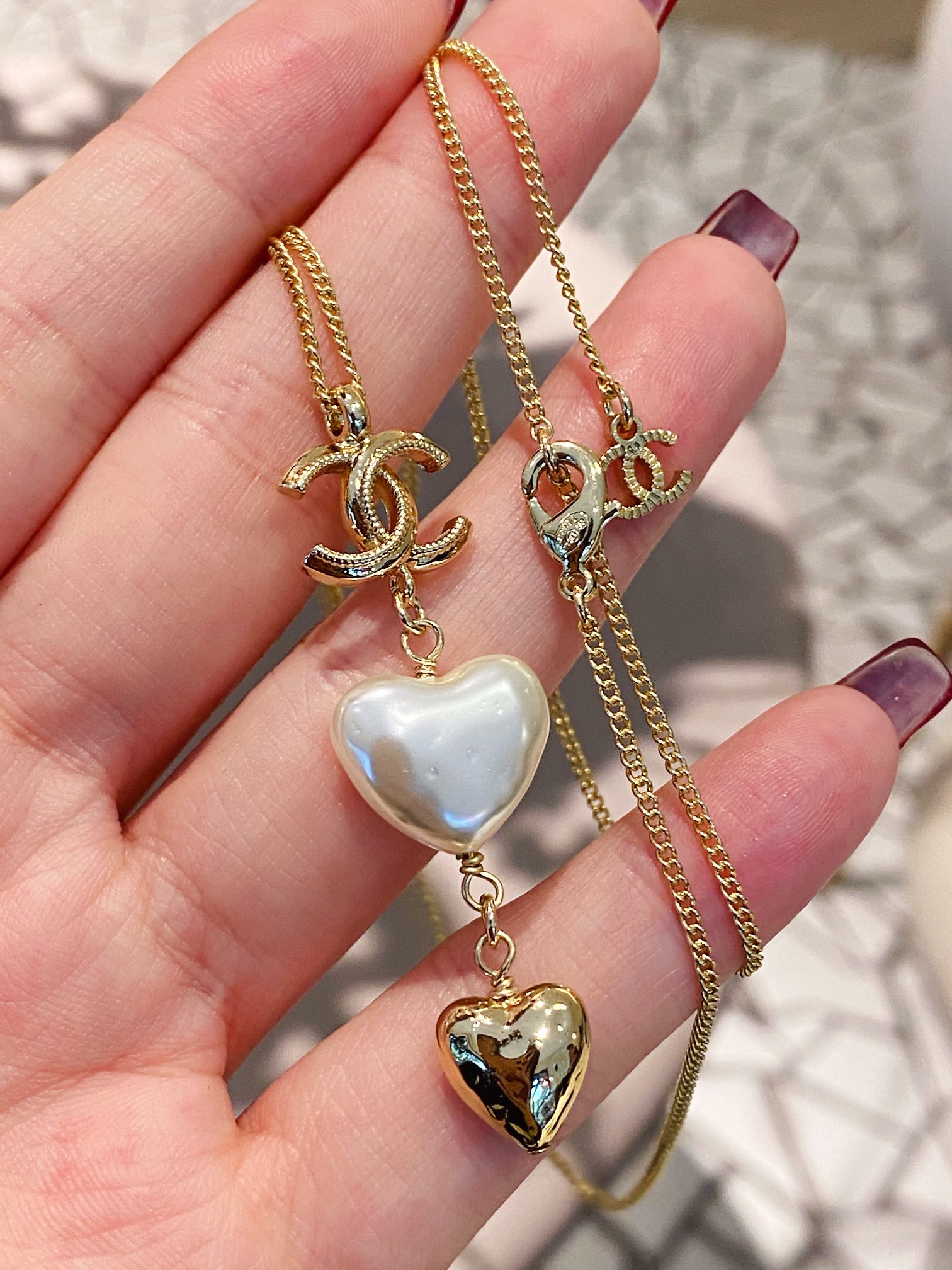 Chanel Necklace Gold