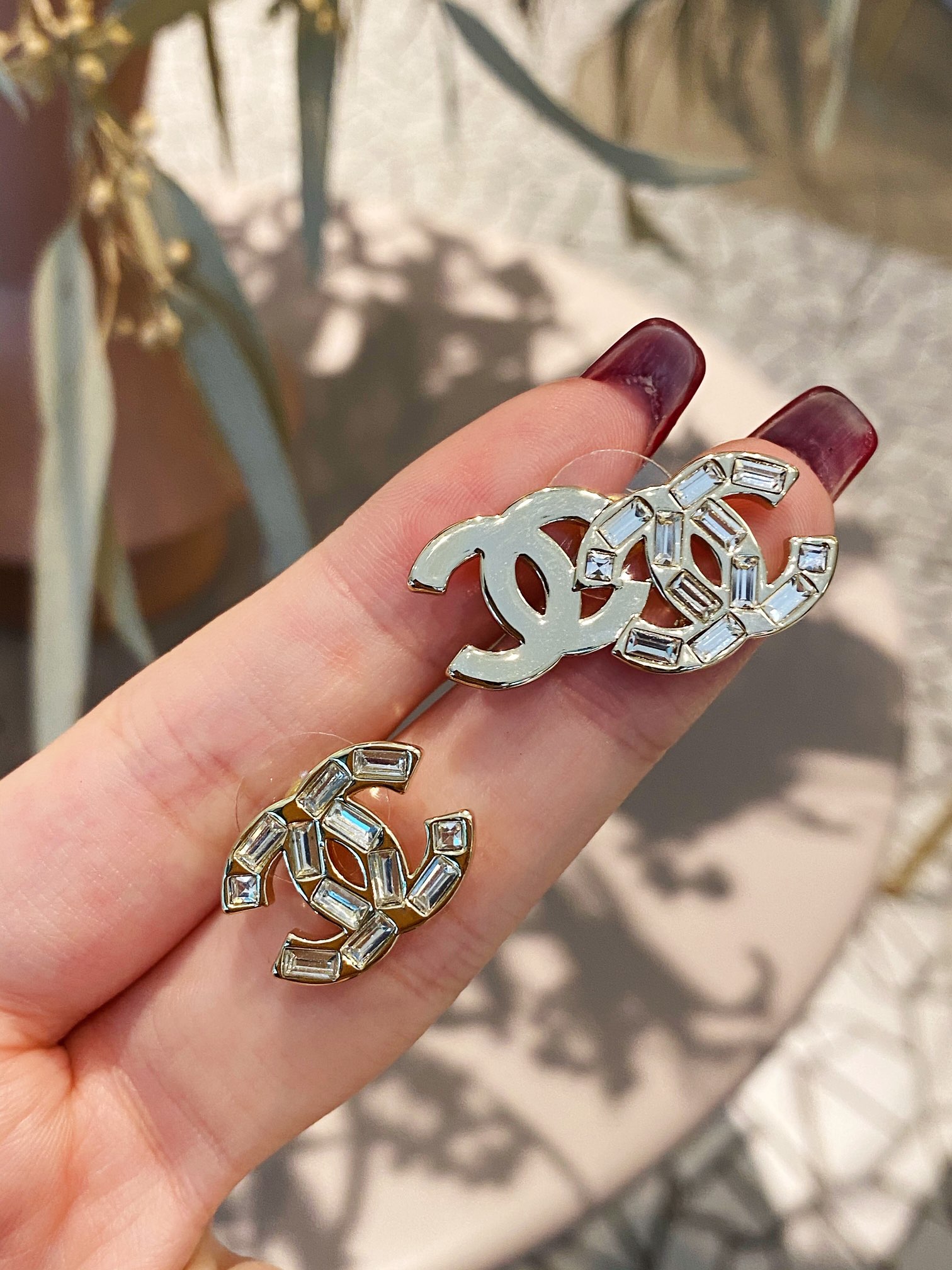 Chanel Earrings Inlaid