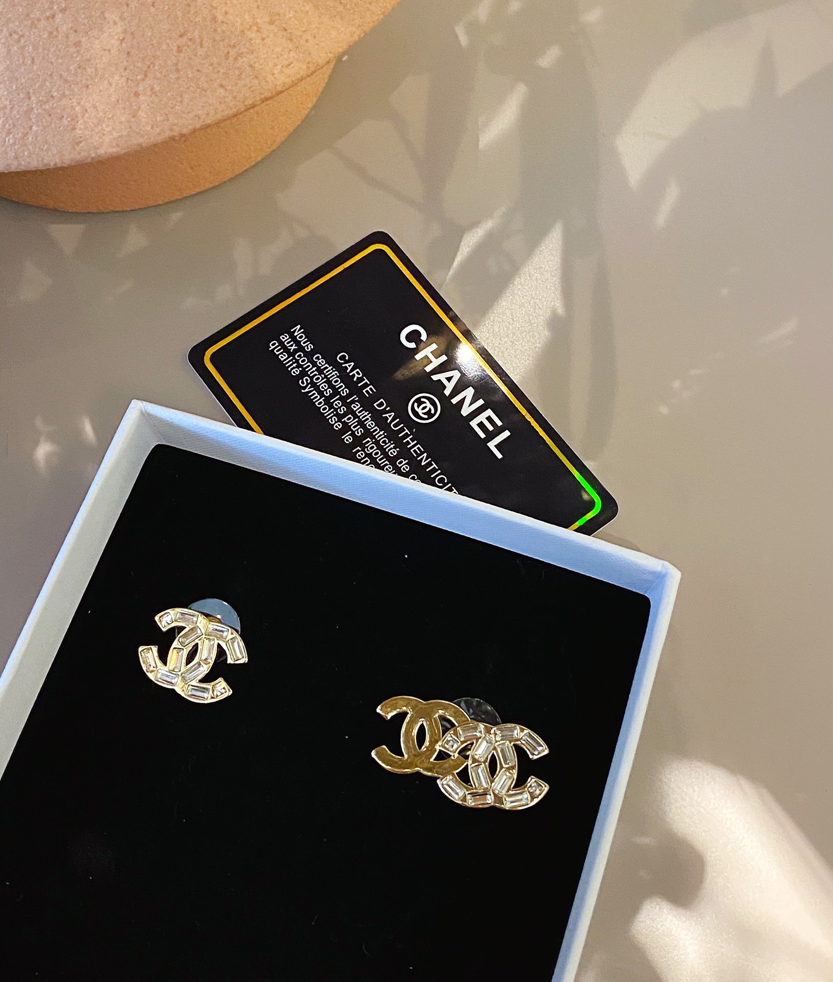 Chanel Earrings Inlaid