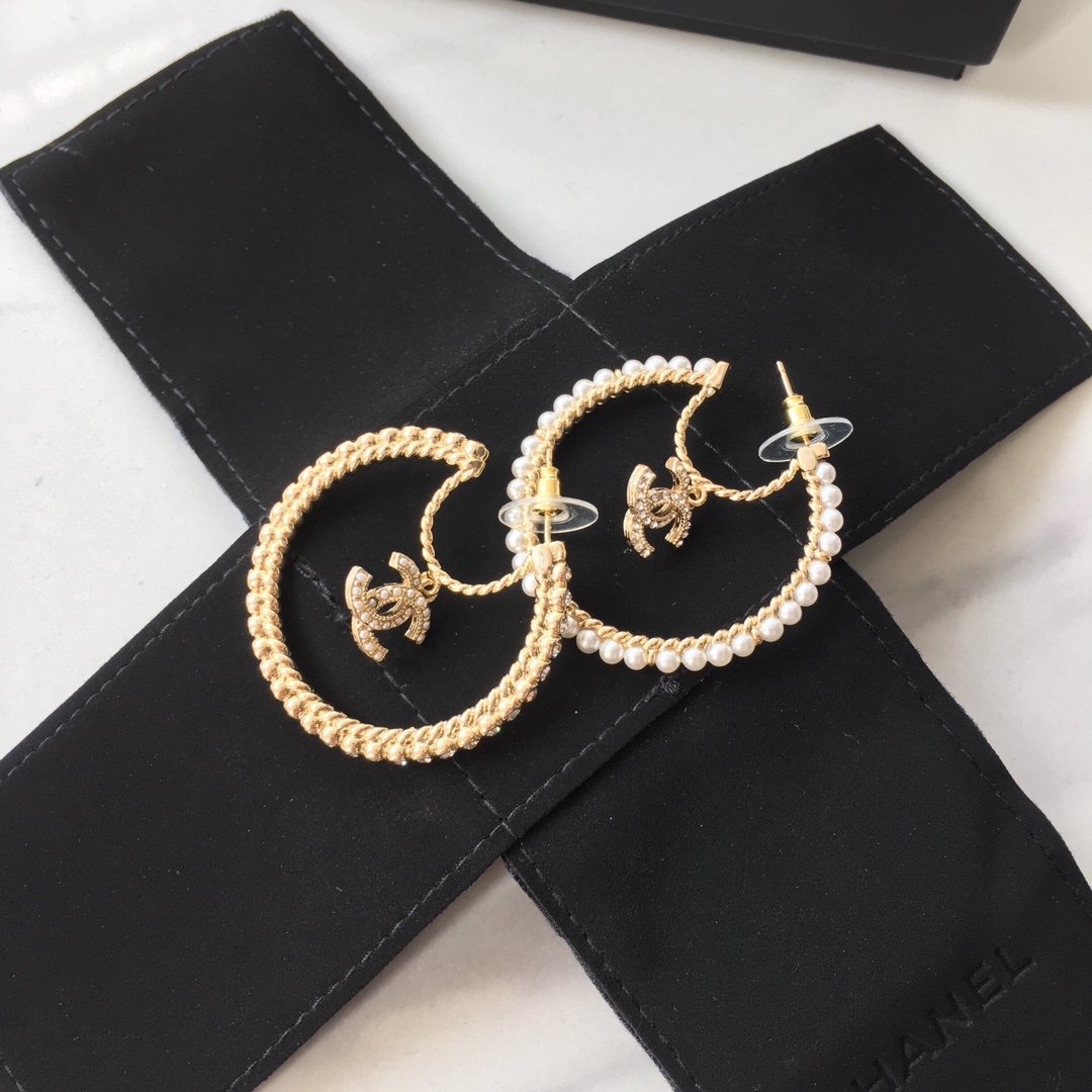Chanel Earrings Silver